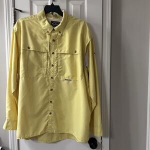 Drake Yellow Fishing Shirt